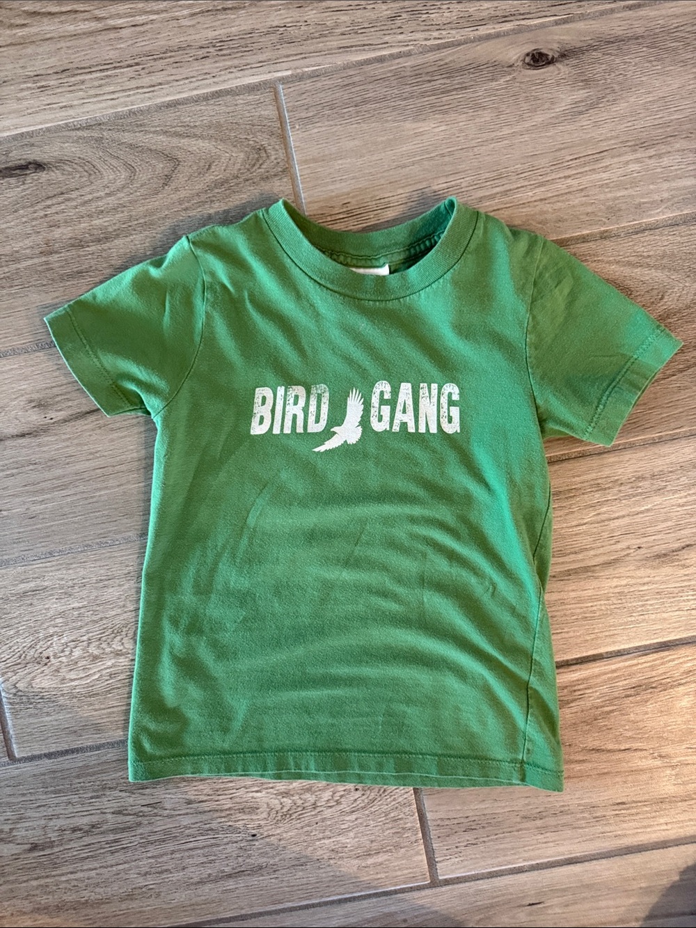 Green "Bird Gang" Kids T‑Shirt